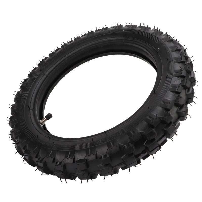 2.50‑10 Inch Off Road Tire and Inner Tube Replacement for CRF50 Dirt Bike with Straight Vavle - Image 2