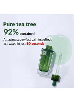 MEDIHEAL Teatree Calming Moisture Ampoule (1.7 Fl Oz 1 Pack) Quick Calming And Deep Hydrating With Teatree Leaf Water 92% For Sensitive Skin Type  - Image 4