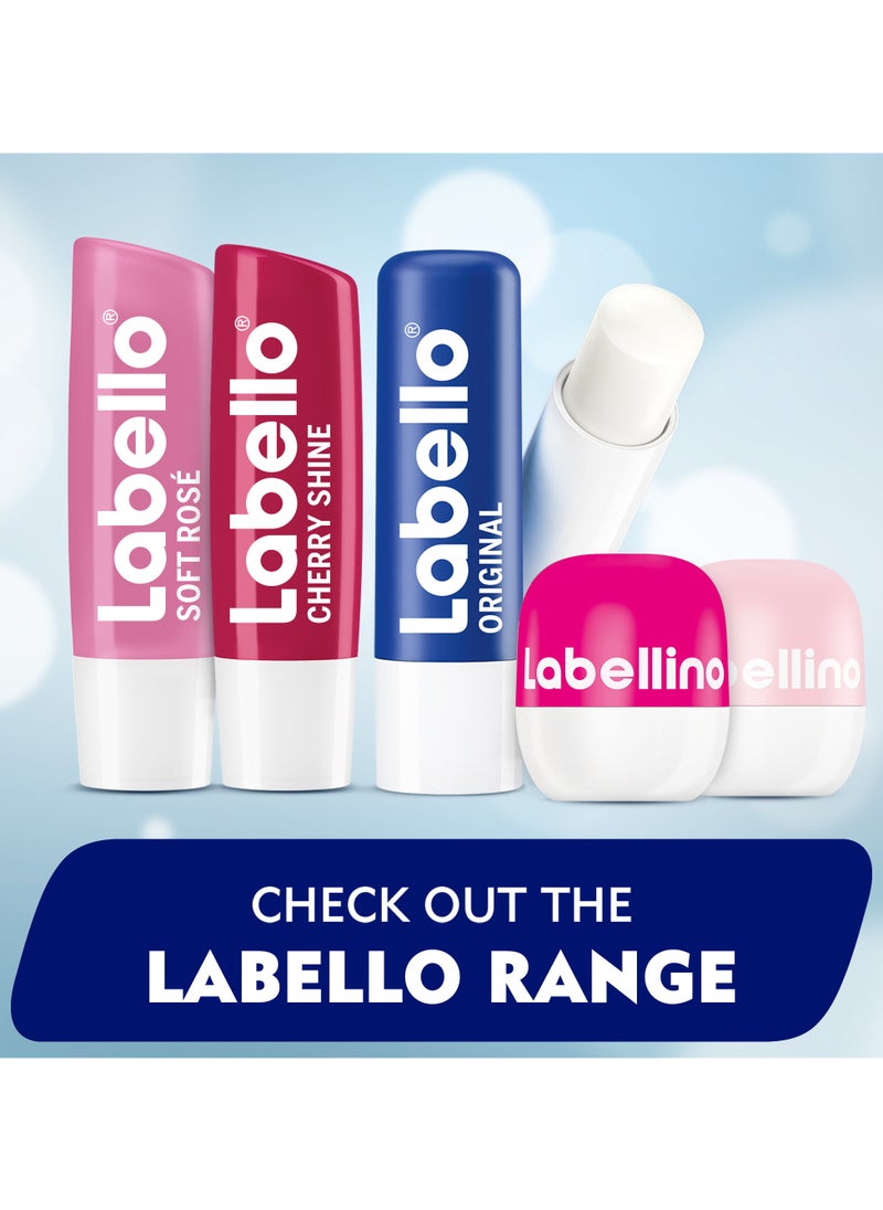 Labello - Lip Balm Moisturising Lip Care Peach Shine Pack of 2 - Image 1