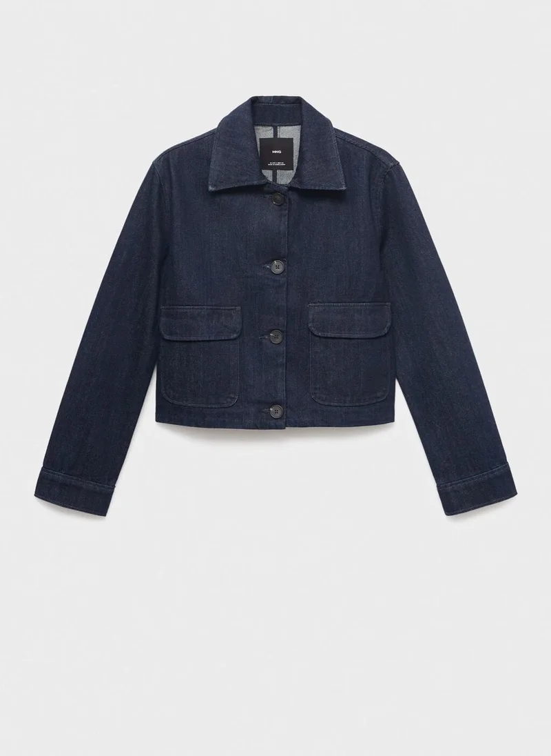 MANGO Denim jacket with pockets