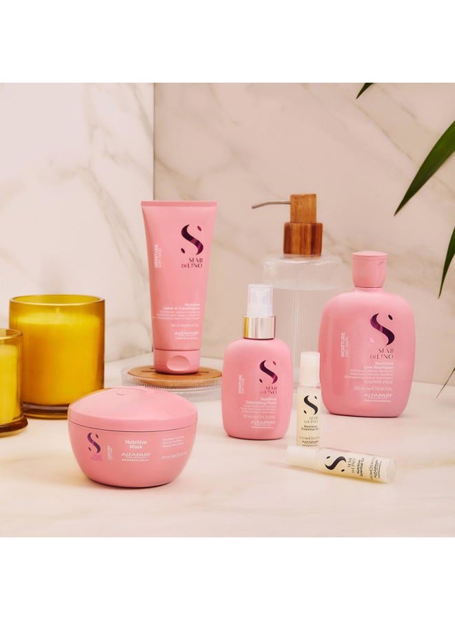 Alfaparf Milano Semi Di Lino Moisture Nutritive Low Shampoo - Sulfate Free Shampoo for Color Treated Hair - Moisturizing Hair Shampoo for Dry Hair - Paraben & Paraffin-Free (1000 ml / 33.8 oz) - Image 4