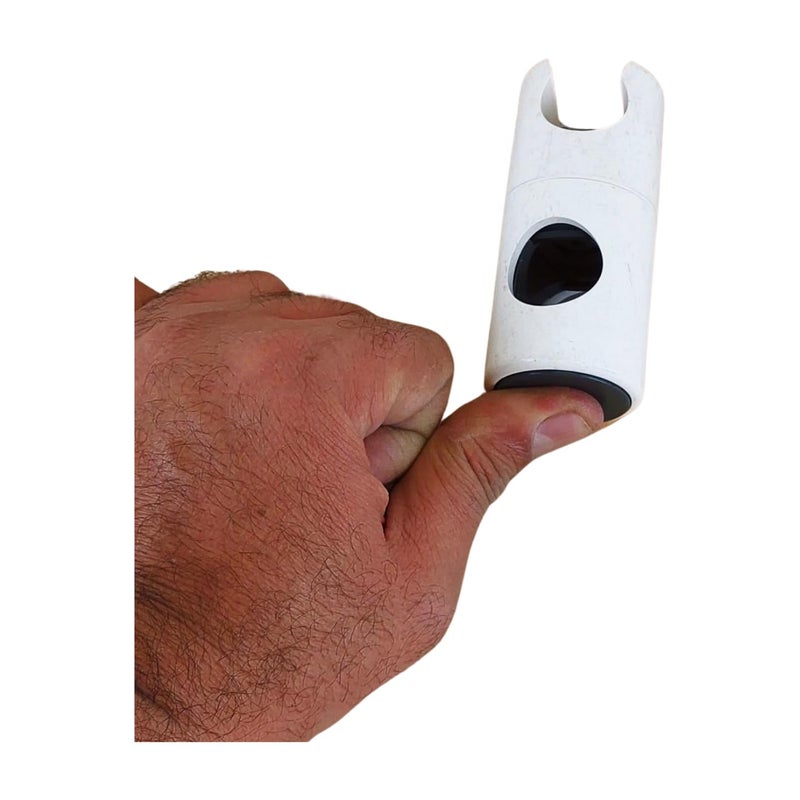 Handheld Shower Head Holder for Home Bathroom with Fixed Support Replacement, Front Button Hand Shower Brake. - Image 4