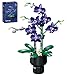 ILIEMOC Purple Orchid Flower Building Blocks Set 666 PCS DIY Artificial Flower Kit for Elegant Home Decor Table Display Compatible with Lego Flowers Artistic Gift for Ages 6 - Image 2