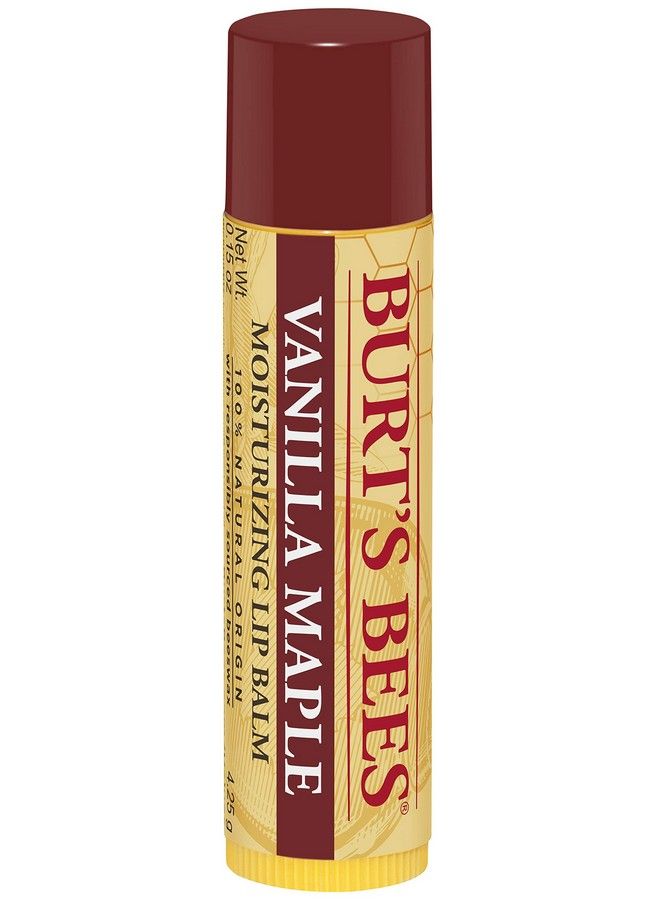 Burt's Bees Burts Bees Vanilla Maple Moisturizing Lip Balm Blister For Unisex 015 Oz Lip Balm - Image 3