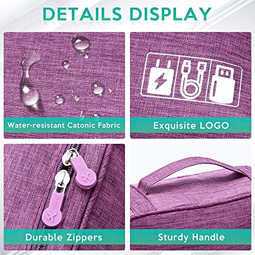 YOUBDM Electronics Organizer Travel Cable Organizer Bag Waterproof Portable Digital Storage Bag Electronic Accessories Case Cable Charger Organizer Case - Image 5