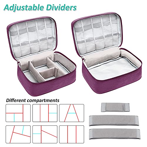 YOUBDM Electronics Organizer Travel Cable Organizer Bag Waterproof Portable Digital Storage Bag Electronic Accessories Case Cable Charger Organizer Case - Image 4