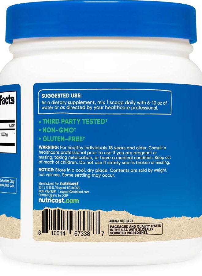 Nutricost Organic Irish Moss Powder (1 LB) - Gluten Free, Non-GMO, Vegetarian Friendly - Image 4