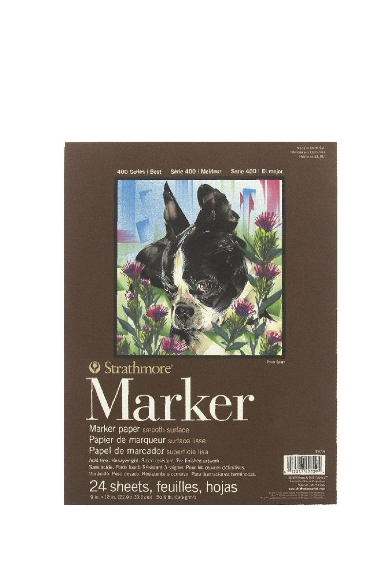Strathmore Marker 400 Drawing Pad 11 X 14 in24 Sheets - Image 1