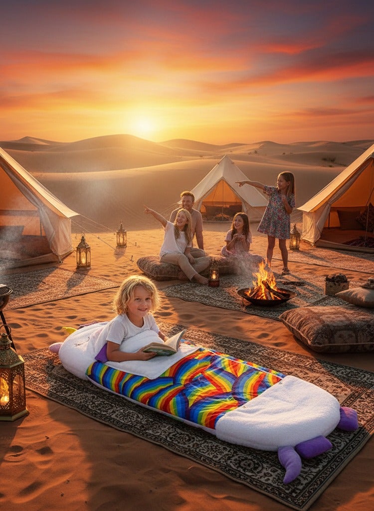 Adventure Lab Kids 3-in-1 Sleeping Bag for Camping – Convertible Sleeping Bag, Blanket & Pillow Set for Toddlers and Preschoolers – Lightweight & Cozy Camping Sleeping Bag - Image 4