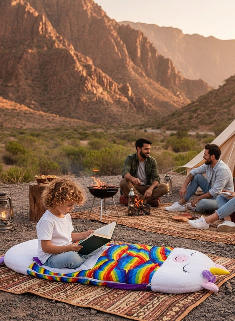 Adventure Lab Kids 3-in-1 Sleeping Bag for Camping – Convertible Sleeping Bag, Blanket & Pillow Set for Toddlers and Preschoolers – Lightweight & Cozy Camping Sleeping Bag - Image 5