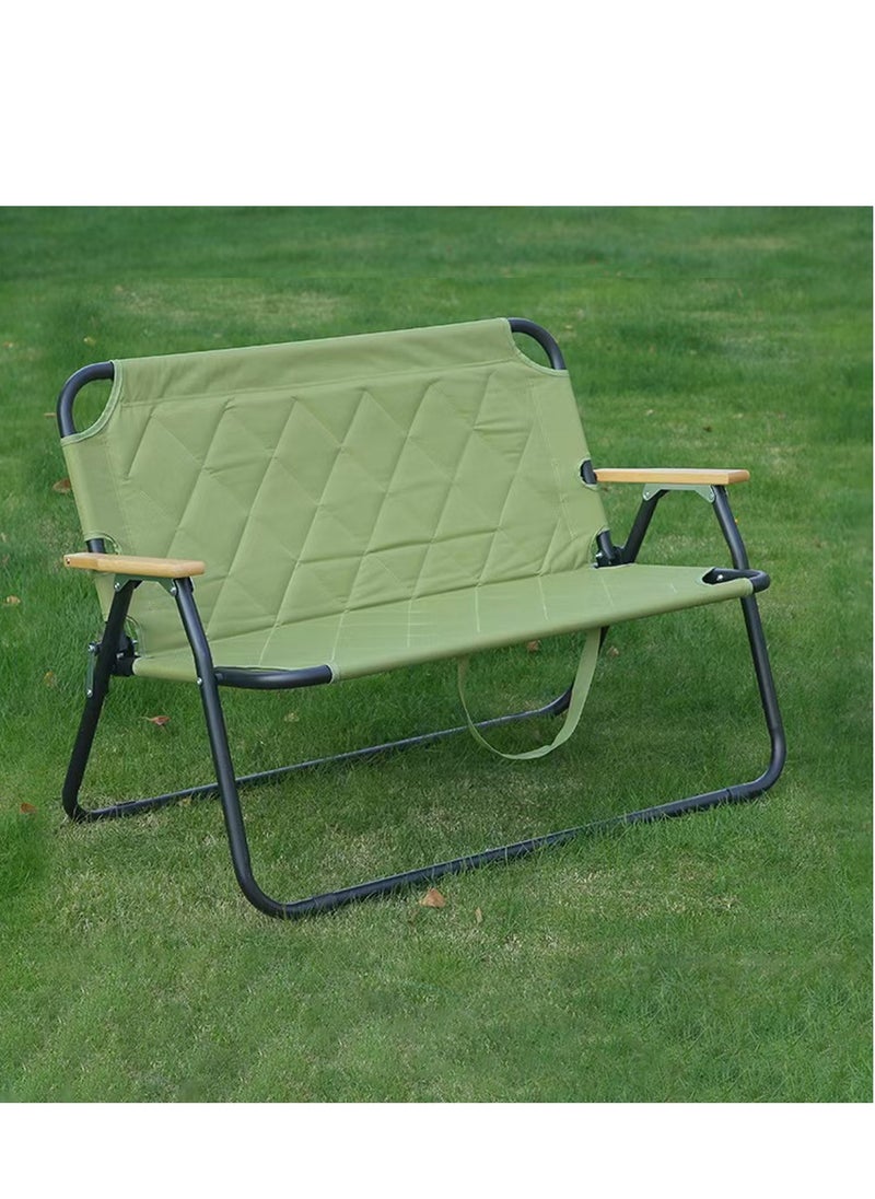 Manful Portable Folding Camping Chair Beige, Lightweight Folding Chair for Outdoor Enthusiasts, Folding Chair for Every Adventure  - Image 2