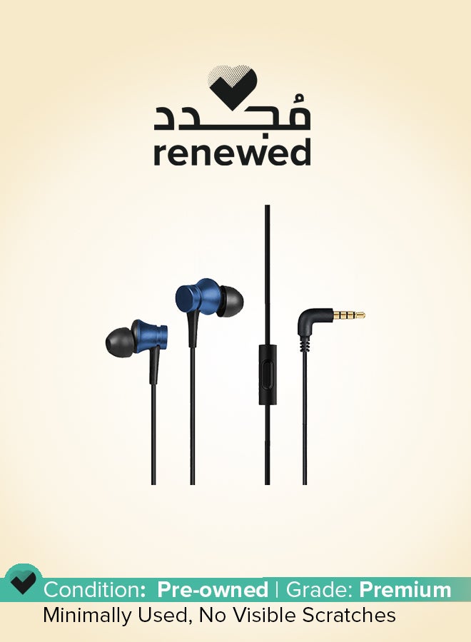 Xiaomi Renewed - Wired in-Ear Earphones With Mic Blue - Image 1