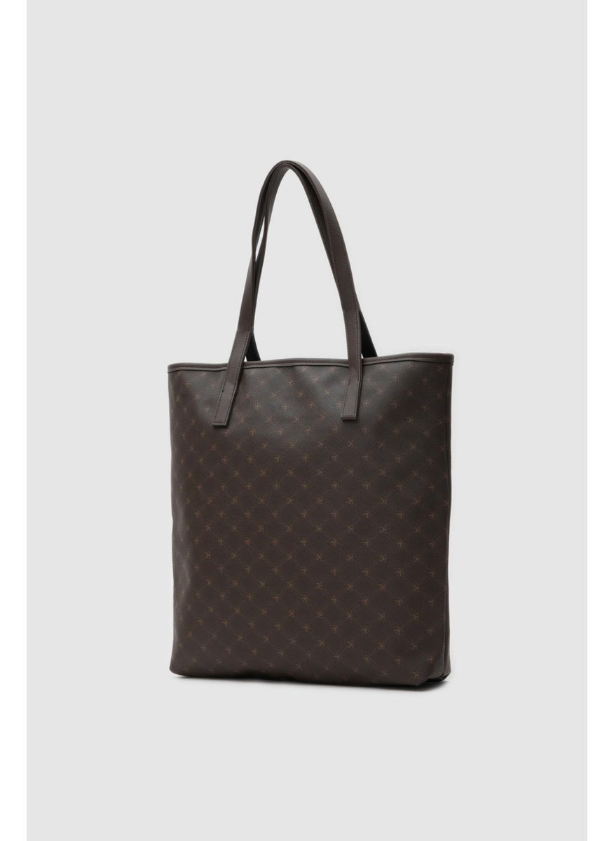 Shule Bags Samba Jacquard Bitter Coffee Shoulder Bag  - Image 2