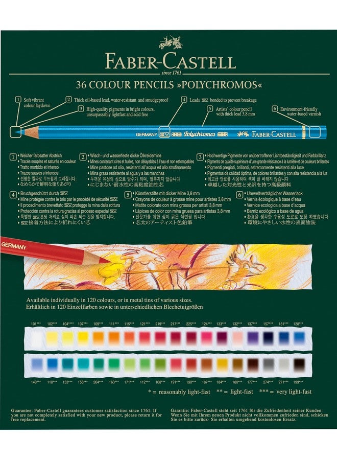 FABER-CASTELL Faber-Castell Polychromos 36 Pencil Studio Set  - Image 2