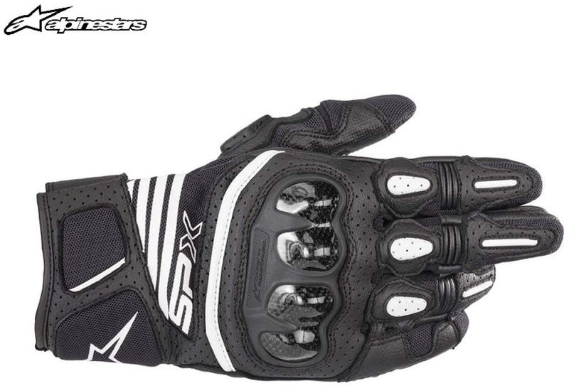 Alpinestars Men's SMX Plus V2 Motorcycle Riding Glove, Black, X-Large - Image 4