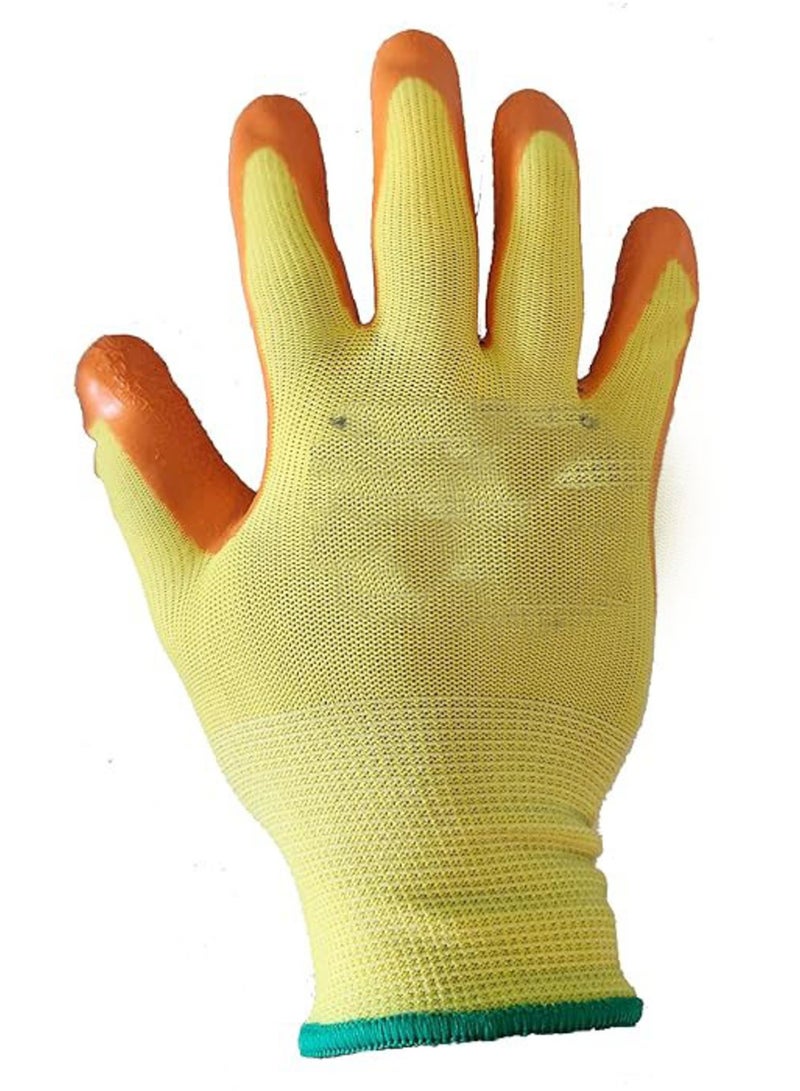 Ultra Stretch Grip Gloves | Latex Crinkle Coated Grip with Thick Lining for Comfort & Flexibility - Image 2