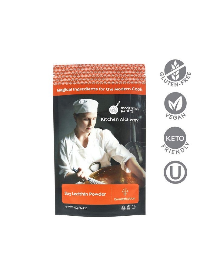 Modernist Pantry Pure Soy Lecithin Powder Vegan OU Kosher Certified - 400g/14oz - Image 2