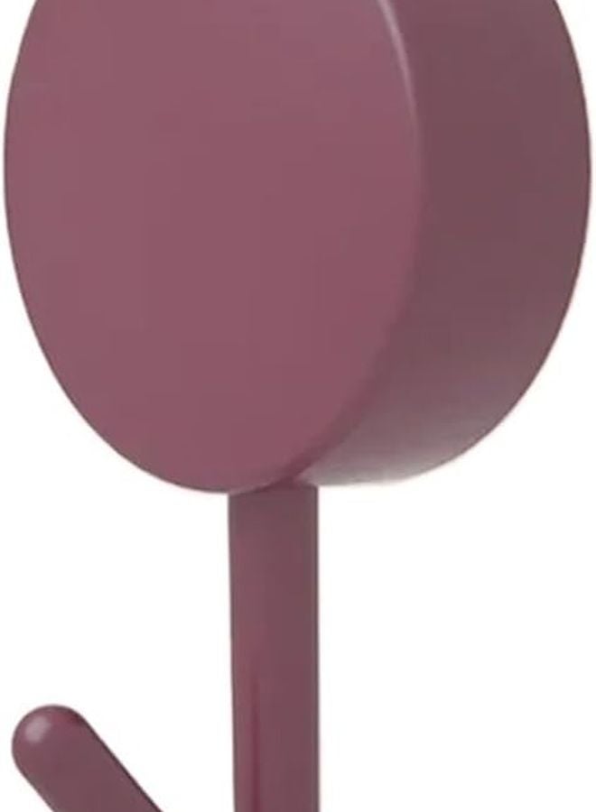 مجموعة من 10 خطافات مطبخ أرجوانية قوية بدون حفر ثقوب منظم تخزين الحمام - Image 1