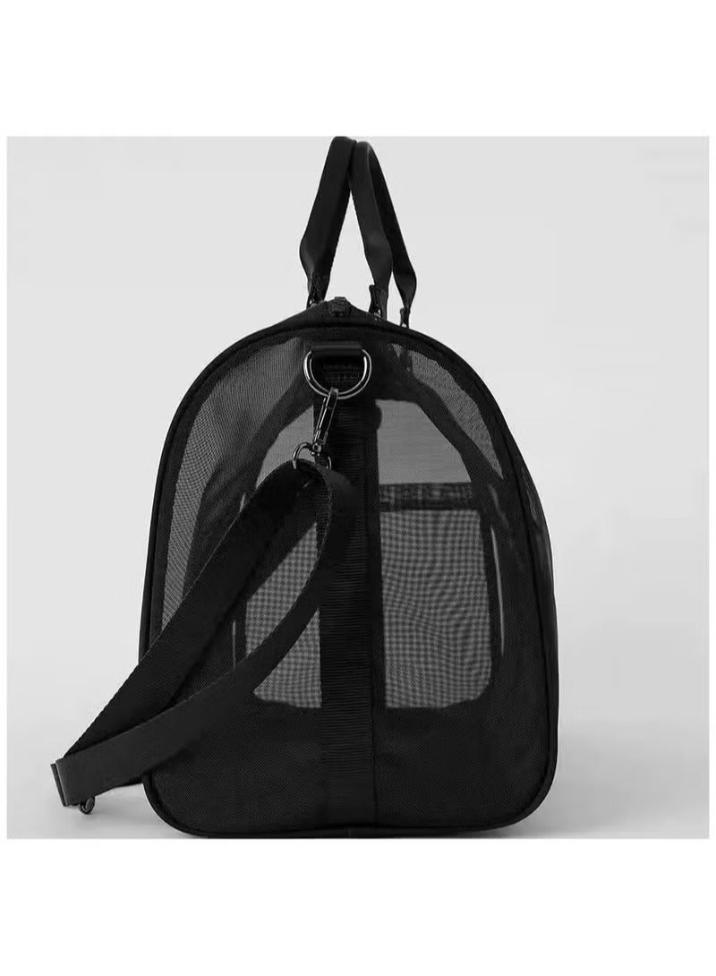 alo alo yoga transparent net bag luggage bag yoga gym bag sports women's bag outdoor gym bag travel crossbody bag - Image 2