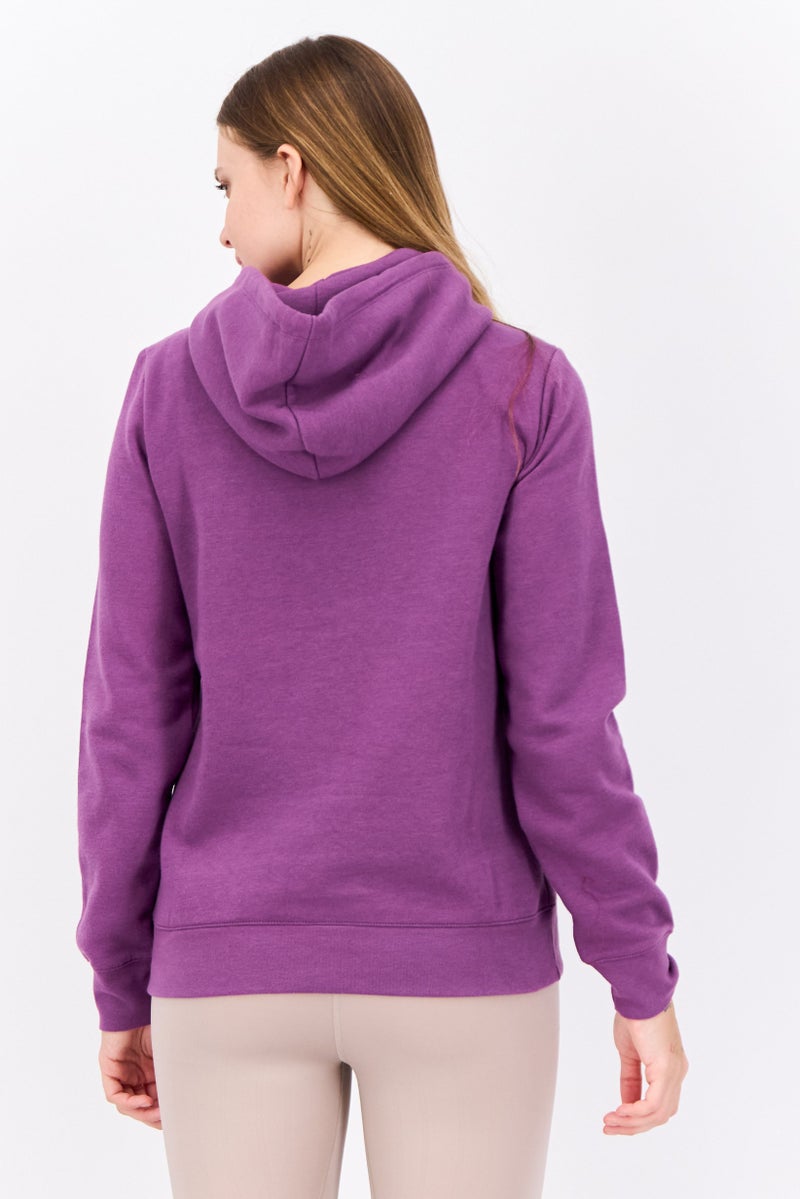 Champion Women Sportswear Fit Long Sleeves Outdoor Hoodie, Purple - Image 3