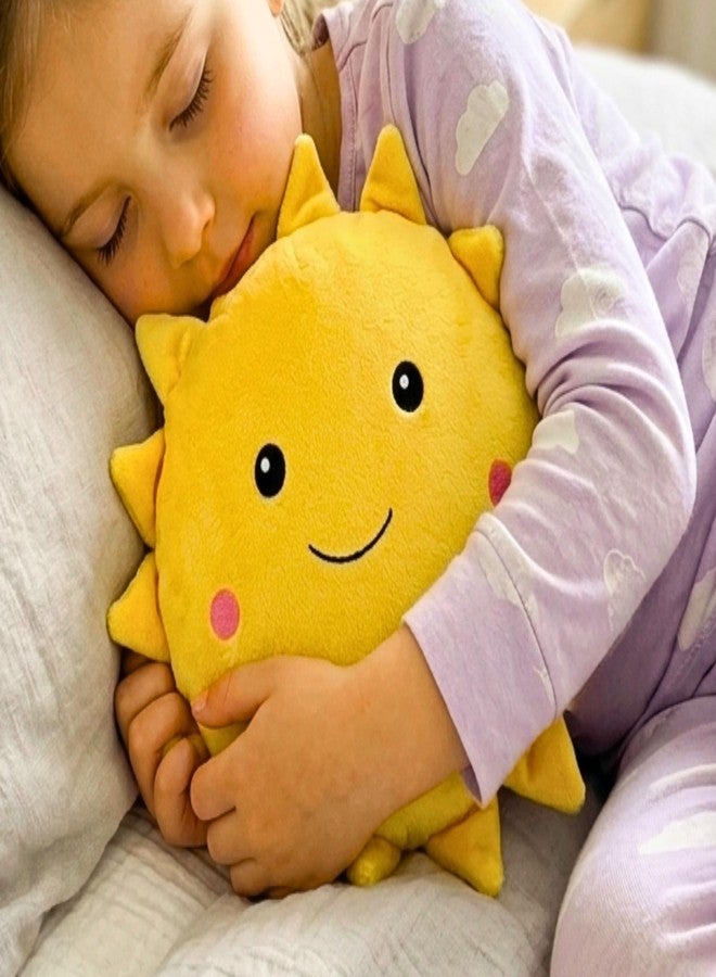 Tickles Cute Sun Smiling Face Soft Stuffed Plush Pillow Cushion for Kids Boys & Girls Birthday Gift Home Decor (Size: 30 cm Color: Yellow) - Image 4