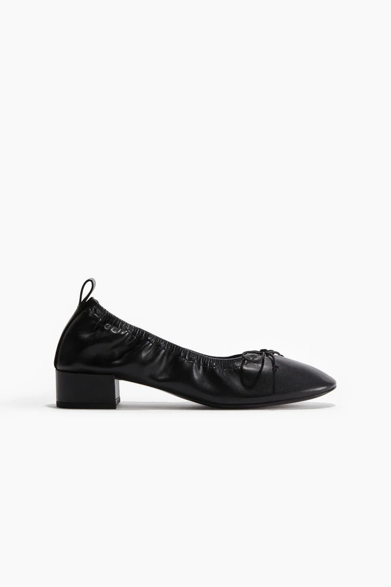 H&M Bow-front court shoes