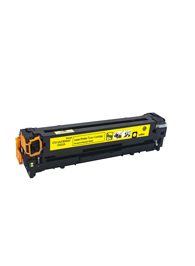 استا خرطوشة حبر ملونة ASTA CB542A 125A متوافقة مع طابعة LaserJet CM1300 CM1312 CP1210 CP1215 CP1515n CP1518ni CB 542 125 A Yellow Y Premium طباعة بديلة عالية الإنتاجية مستهلكة - Image 2