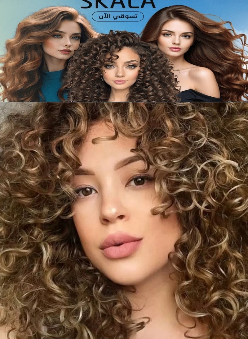 SKALA Skala Babosa (2 in 1) Treatment and Hydrates Hair Cream 1000g with Aloe Vera Extract, Shea Butter and D-Panthenol for All Types of Curly Hair 3 & 4ABC (Brazilian)  - Image 5