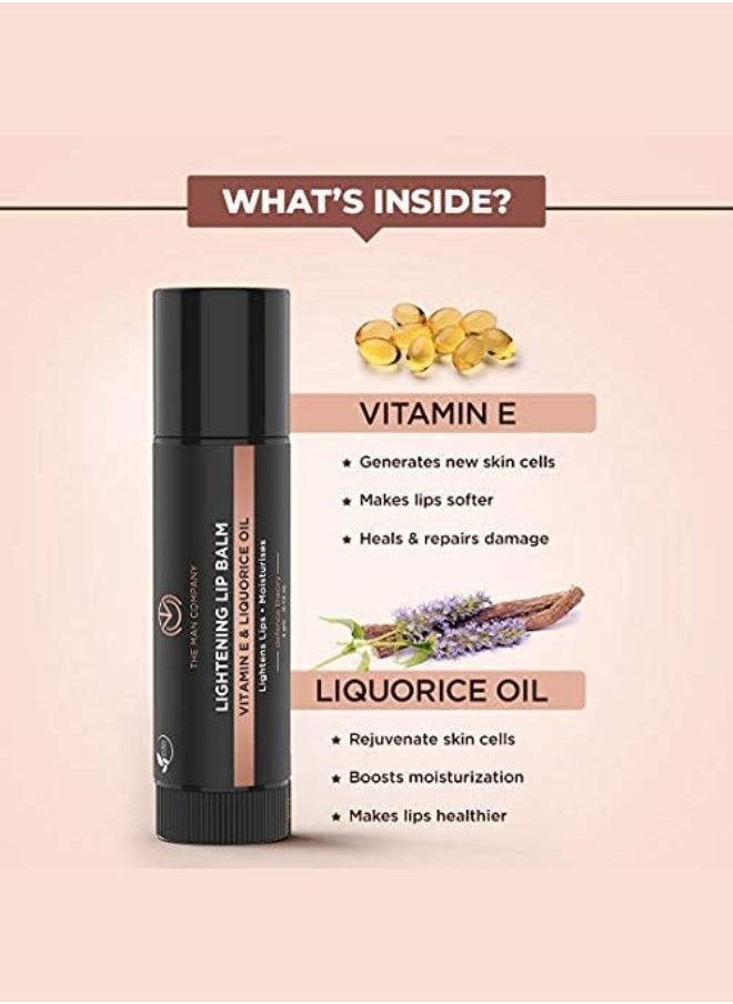 Lip Care Combo with Lip Scrub and Lip Balm for Dry and Chapped Lips Lightening and Brightening Dark Lips For Soft and Damaged Lips 14gm