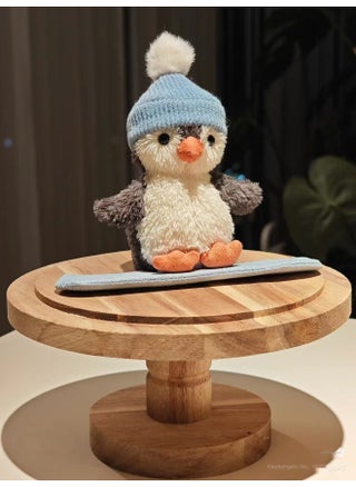 Skateboarding Penguin Authentic 12cm Gift with 3B Dustproof Bag