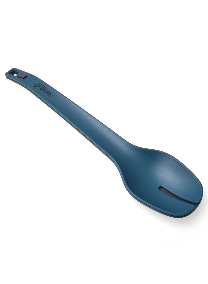 nautilus Salad Spoon & Tongs  Blue Color 30.5X6.8X3 Cm  - Image 2