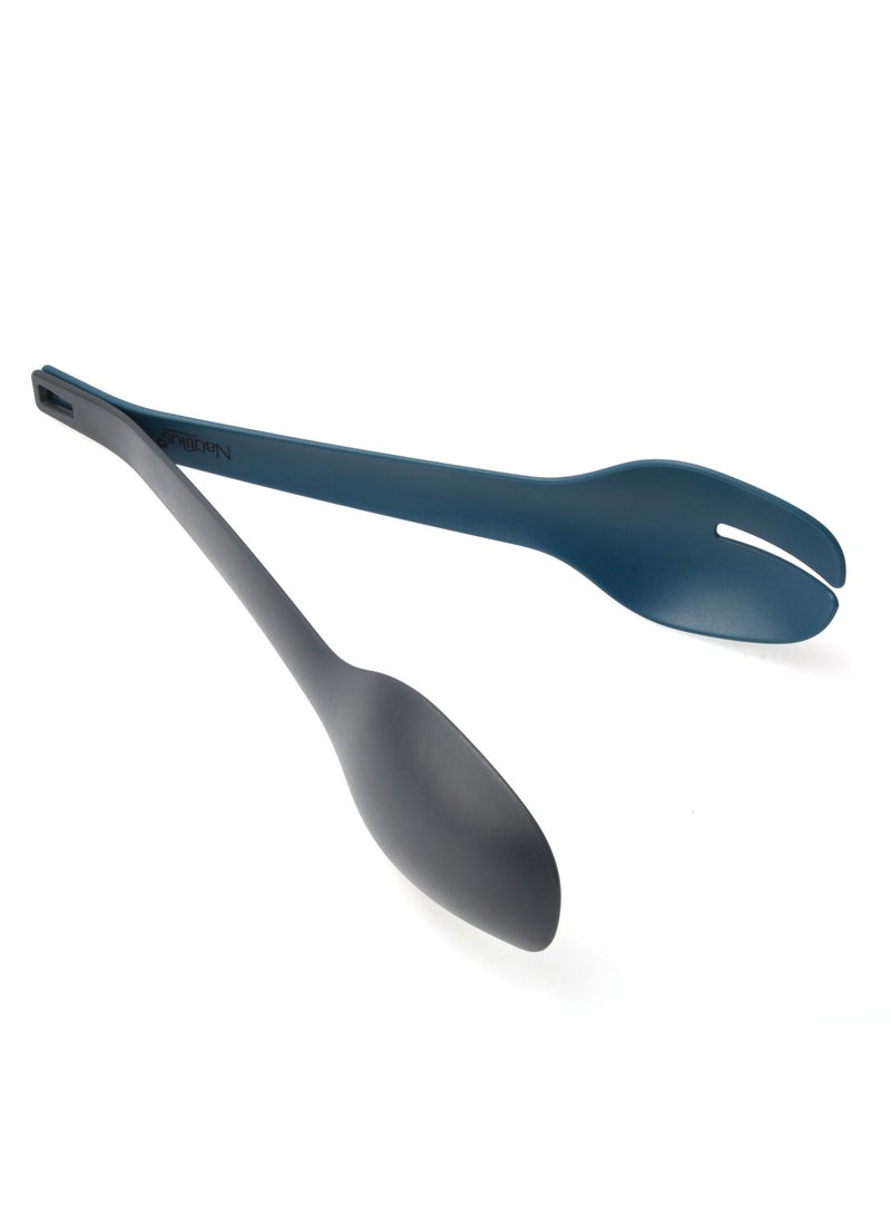 nautilus Salad Spoon & Tongs  Blue Color 30.5X6.8X3 Cm  - Image 1