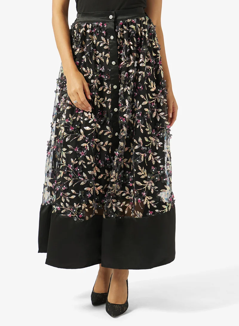 Khizana  Printed Top & Skirt Set for Women | Best Price UAE