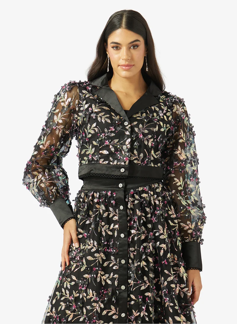 Khizana  Printed Top & Skirt Set for Women | Best Price UAE