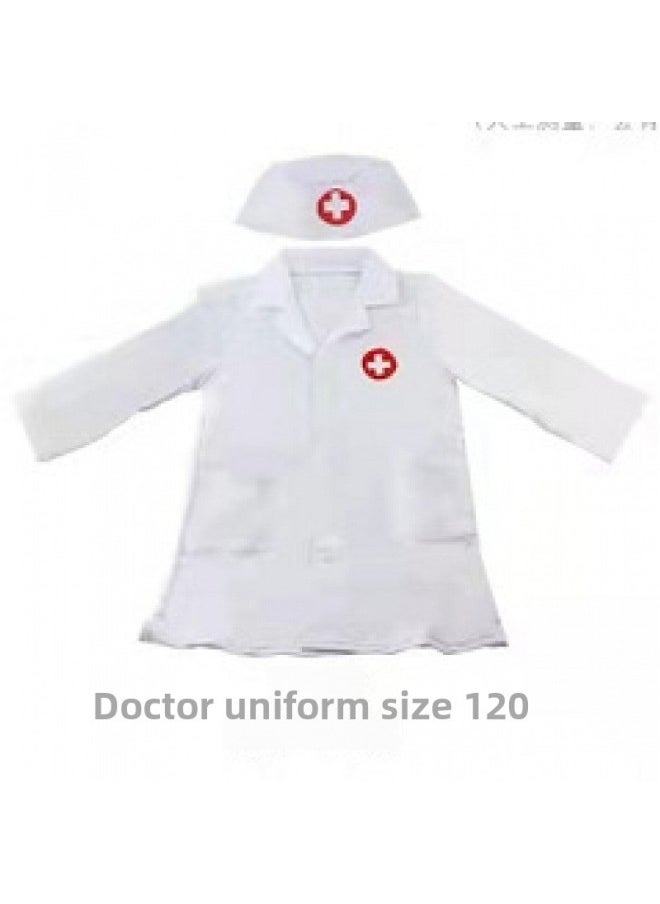 Simulation Children's Medicine Box Toys Full Set Of Small Doctor Equipment Children's Toys Girls Children's Toolbox-Colour:Doctor Uniform-Specification:Standard Version  - Image 1