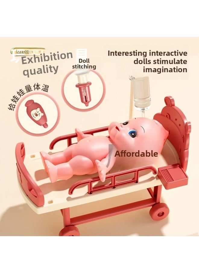 Simulation Children's Medicine Box Toys Full Set Of Small Doctor Equipment Children's Toys Girls Children's Toolbox-Colour:Doctor Uniform-Specification:Standard Version  - Image 5