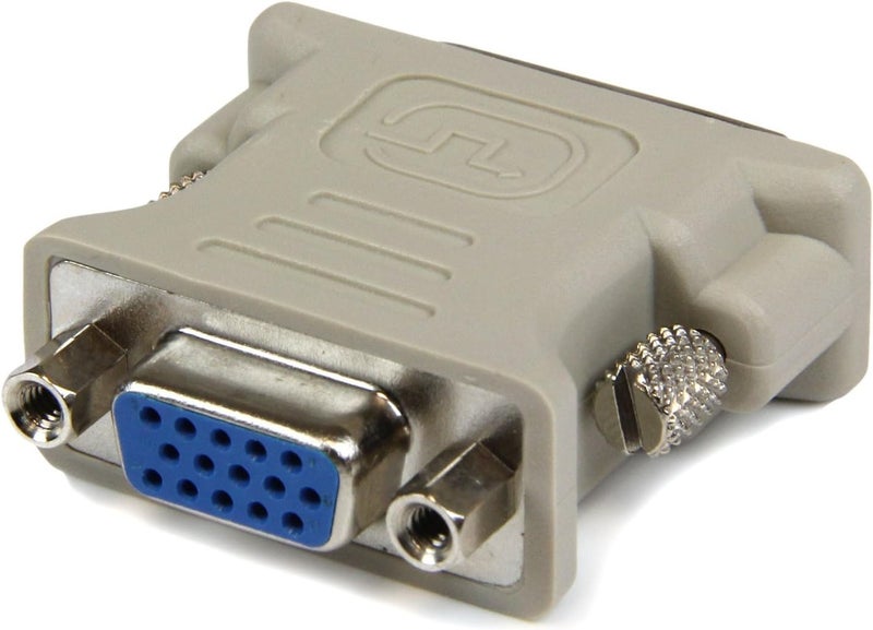 Star Tech .com DVI to VGA Cable Adapter - DVI (M) to VGA (F) - 1 Pack - Male DVI to Female VGA (DVIVGAMF), Beige - Image 2