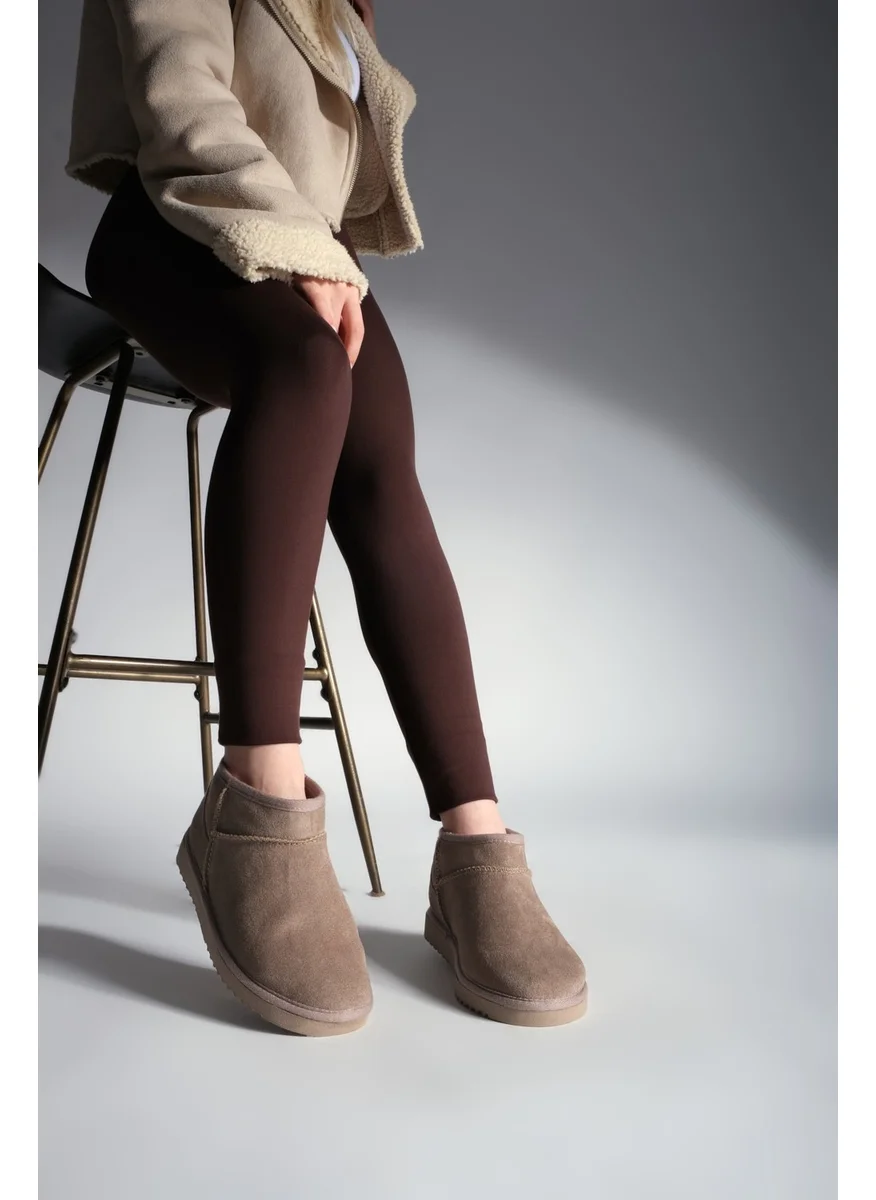 MARJIN Margin Women's Fur Lined Boots Pasep
