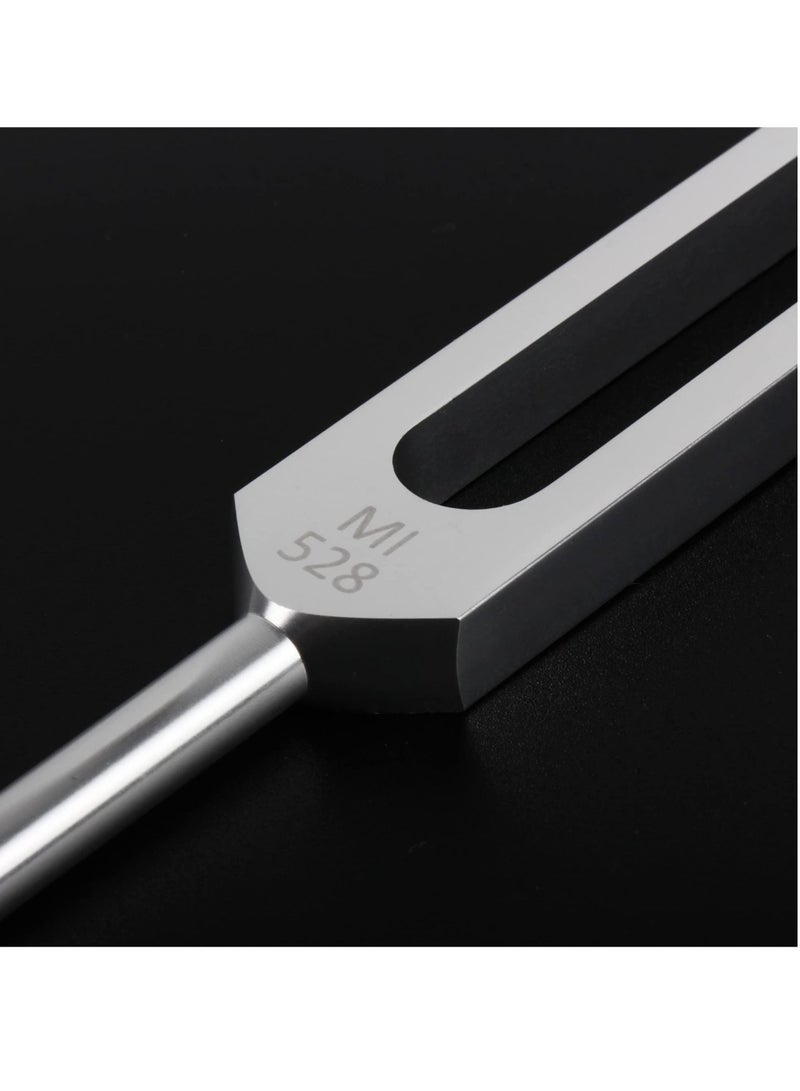 Captaintech Tuning Fork,528HZ Aluminum Alloy Tuning Fork Resonance Box,  Equipped with Silicone Hammer and Wooden Voice Box, Perfect for Healing, Chakra, Sound Therapy, Keep Body, Mind and Spirit in Perfect - Image 2