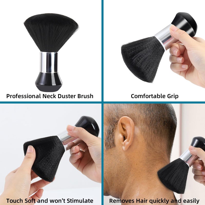 YELEGAI Professional Hair Cutting Cape with Neck Duster Brush, Waterproof Salon Barber Cape with snaps, Barber Accessories for Men, Women and Kids(Fashionable Woman) - Image 4