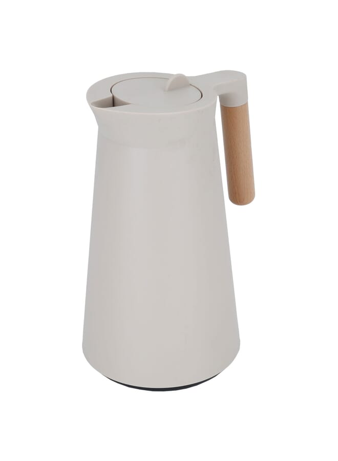 Alsaif Gallery Linda thermos light brown wooden handle 1 litre - Image 2