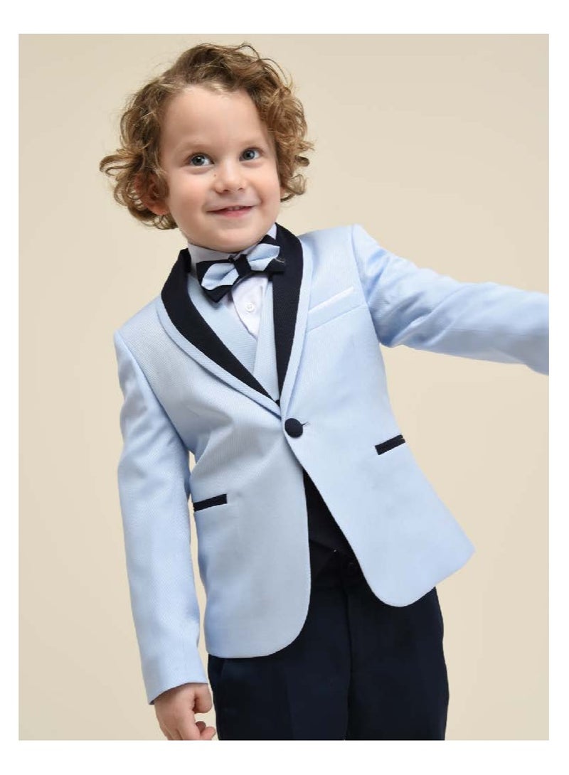 فيا بامبينو بدلة رسمية للأولاد باللون الأزرق 9080 - Image 1