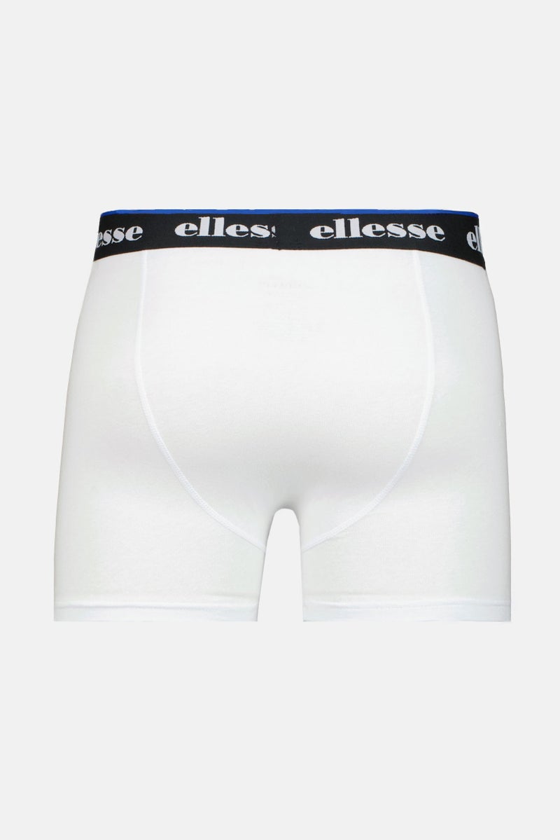 Ellesse Men 3 Pack Brand Logo Trunks, Multicolor - Image 4