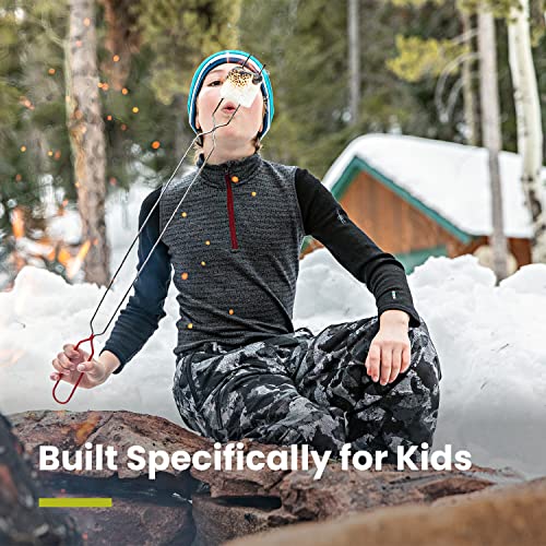 Smartwool Kids' Merino 250 Balaclava Charcoal - Image 2