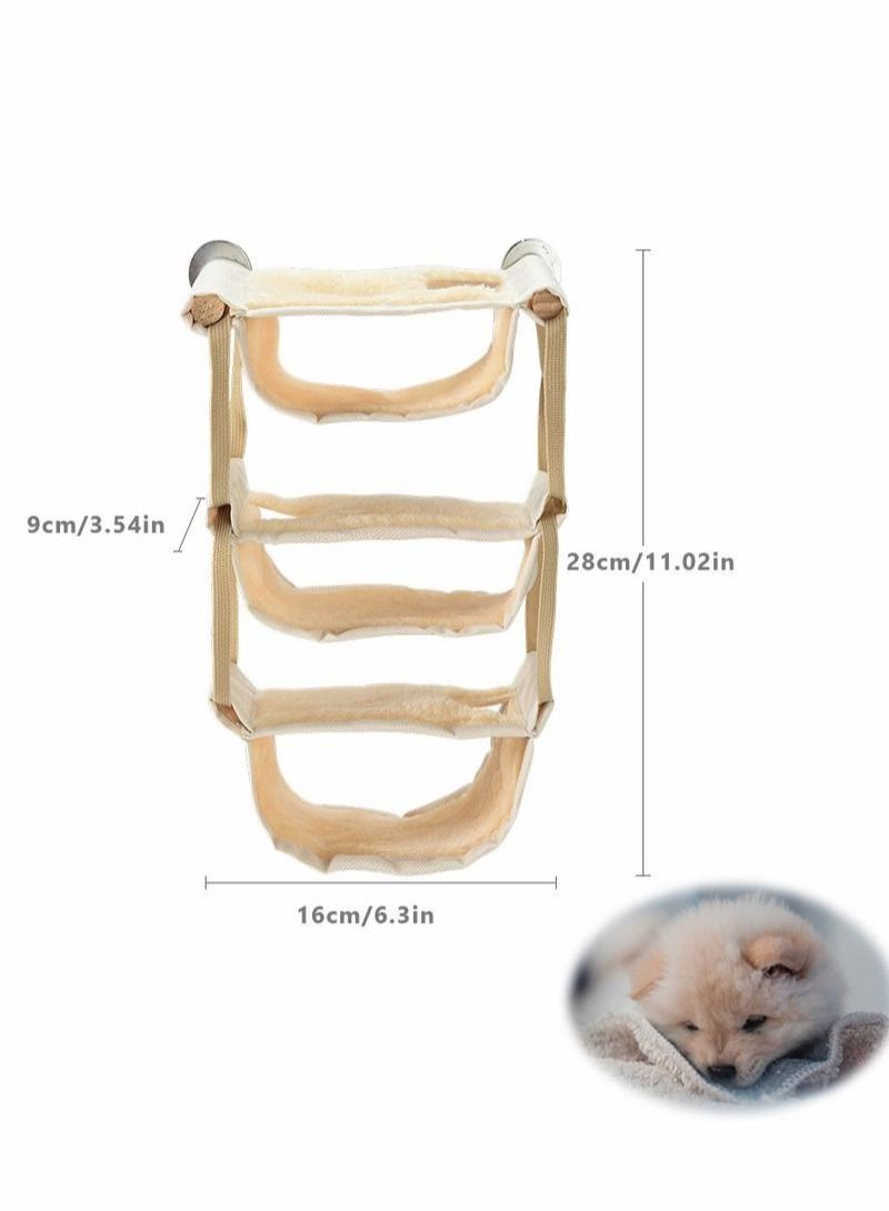 NIBEMINENT 6 Tier Hamster Hammock Cotton Nest - Image 2