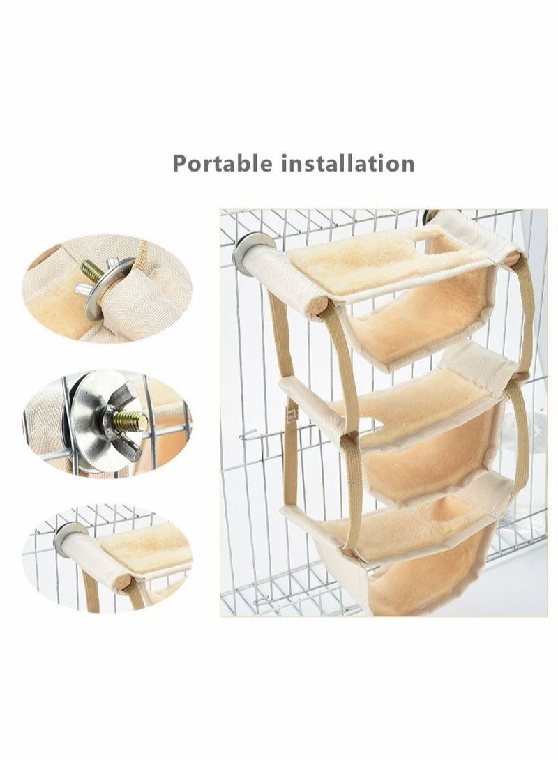 NIBEMINENT 6 Tier Hamster Hammock Cotton Nest - Image 5