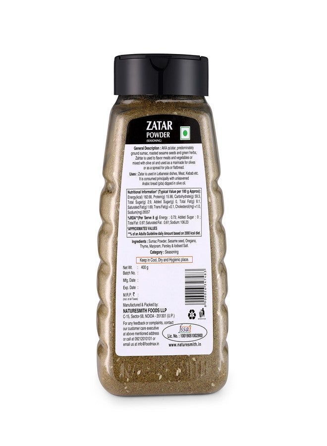nature smith NATURESMITH ZATAR POWDER-400g || BIG JAR OF SEASONING READY TO USE || - Image 3