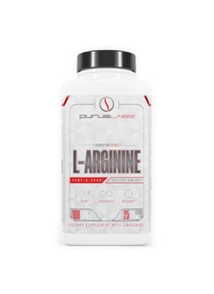 Purus Labs L-Arginine Active Amino Acid | Endurance, Pumps, & Muscle Growth | Nitric Oxide for Increased Blood Flow | 25 Servings, 100 Veggie Capsules  - Image 1