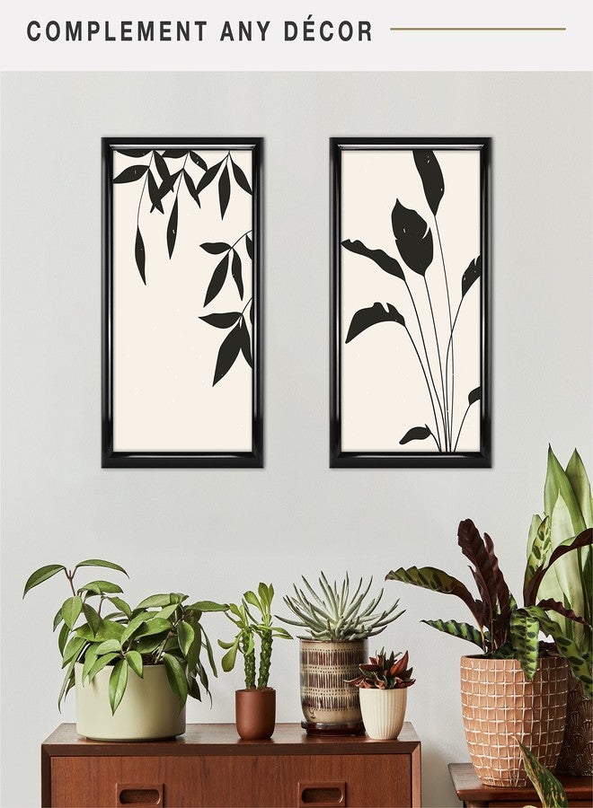 MCS Trendsetter 11x17 Poster Frame Black High-Gloss, Vertical & Horizontal Wall Hanging Large Picture Frame for Photos, Posters & Art Prints (2-Pack) - Image 2