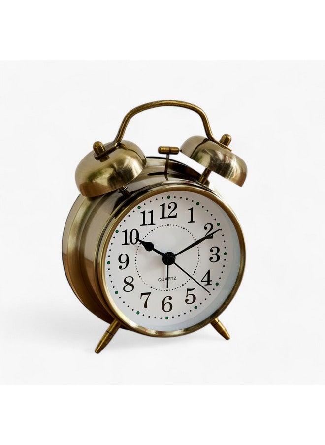 Home Box - Mido Metal Twin Bell Alarm Clock 16 x 5.5 x 11.8 cm - Image 1
